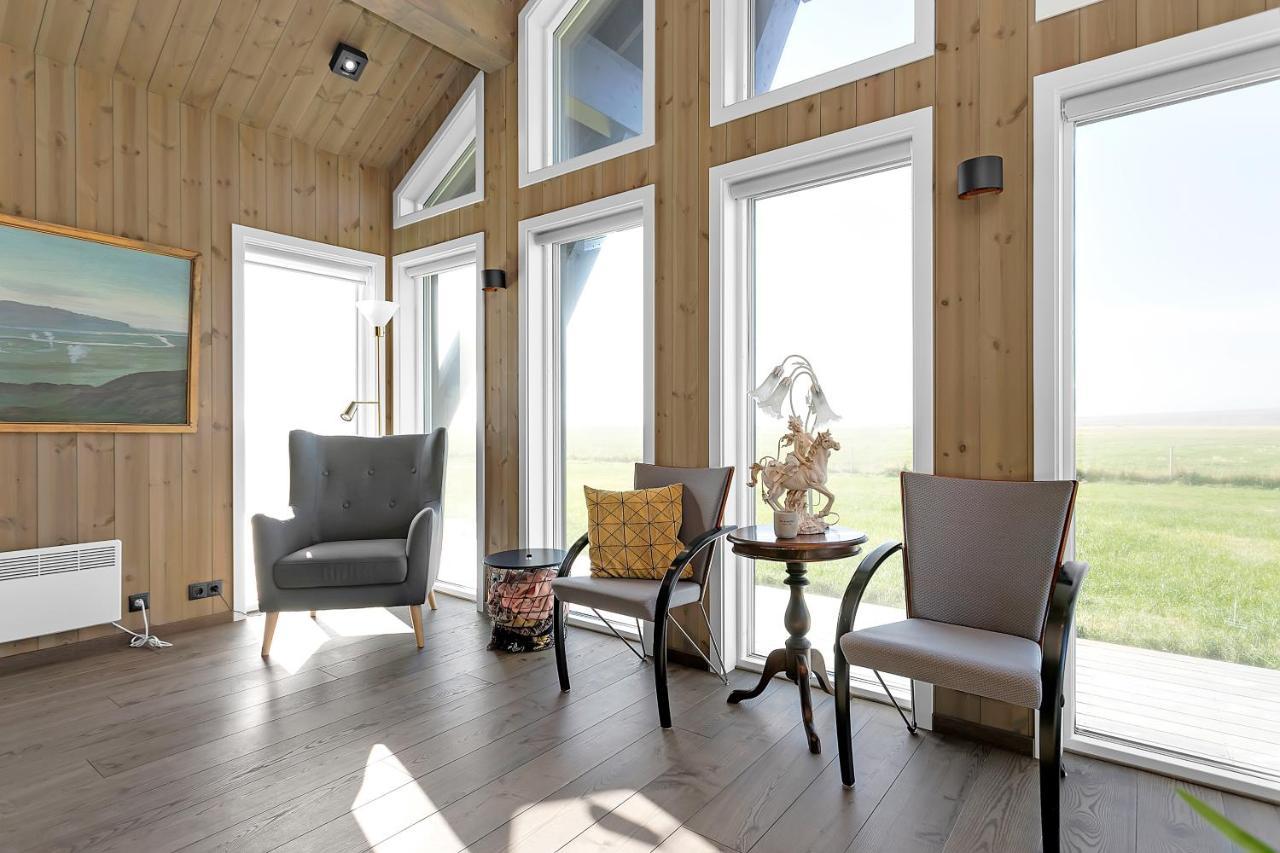 Luxury Country Cottage With 360° Mountain View Brautarholt Exterior foto